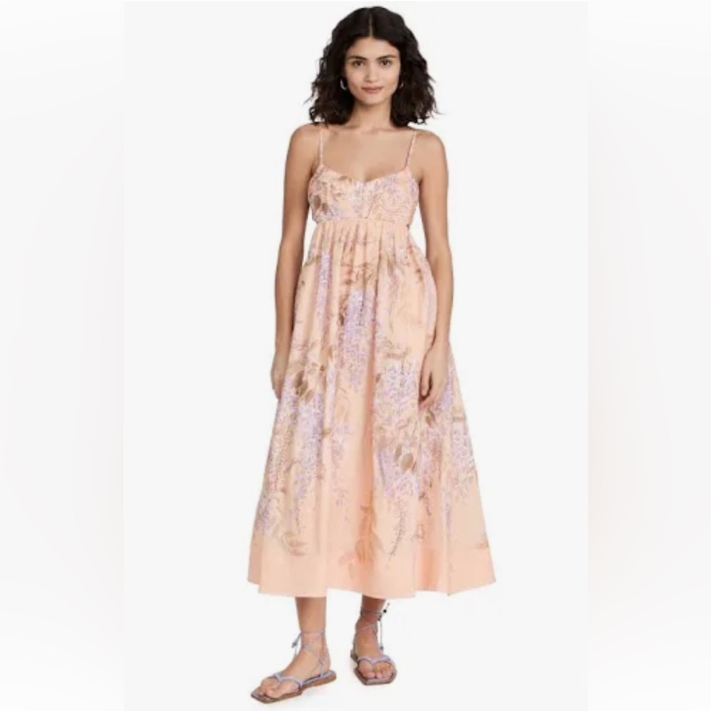 Zimmerman Rosa bralette midi dress